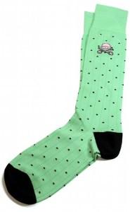 Mint Chocolate Chips socks by Soxfords