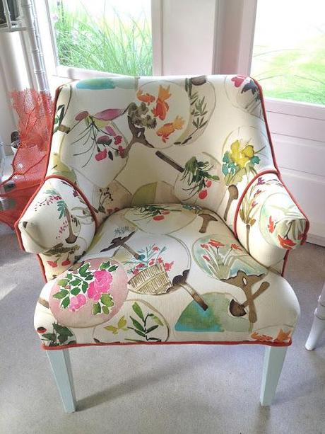 Mystery chair fabric up for grabs!
