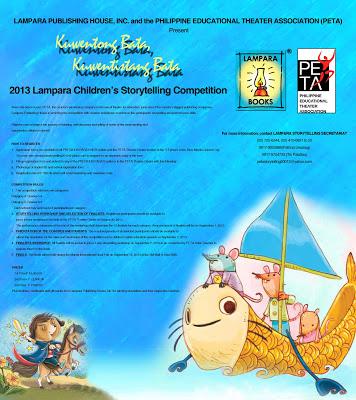 PETA and Lampara Publishing invite kiddie participants to Kwentong Bata, Kwentistang Bata 2