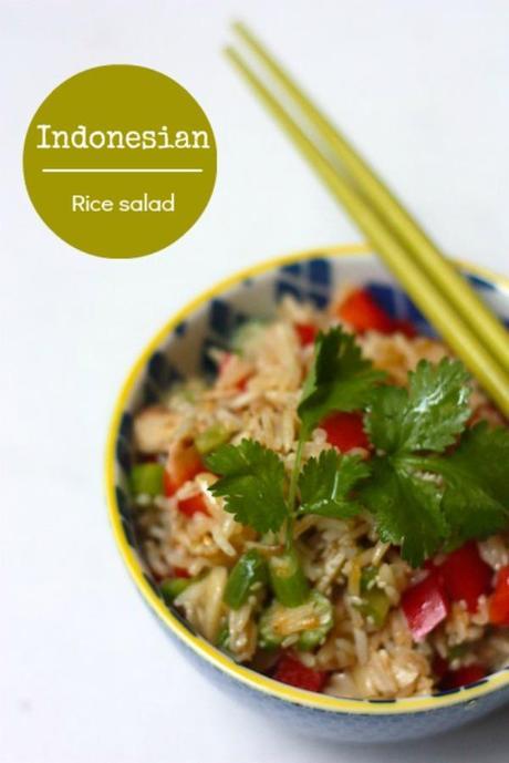 Indonesian rice salad
