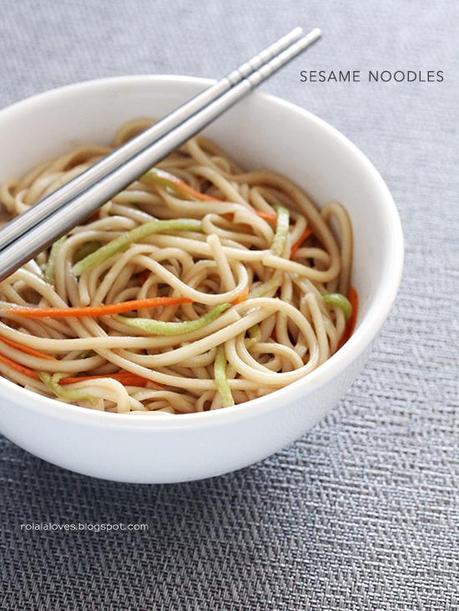 Cook : Sesame Noodles Recipe