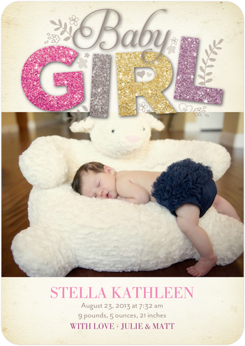Announcing Stella {my beautiful niece}