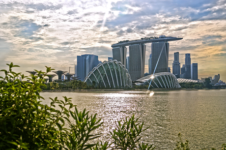 Singapore Landscape from Bay East