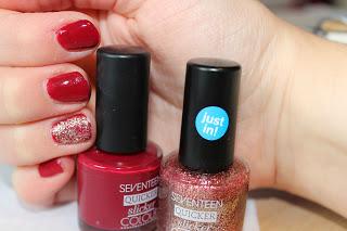 NOTD and Review || Seventeen Quicker Slicker Colour Nail Polish