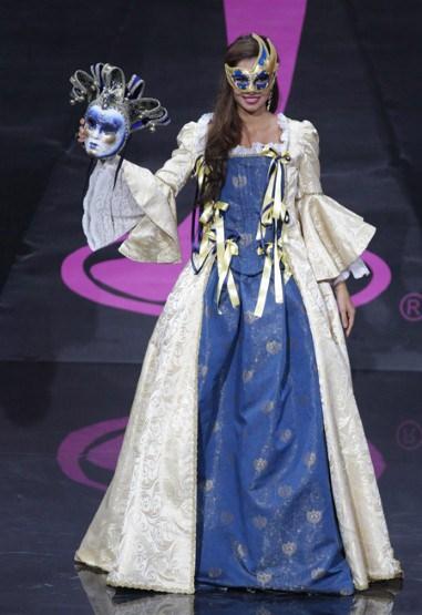 Miss Italy celebrating The Carnival in Venice