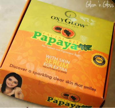 OxyGlow Papaya Facial Kit - Remove Sun Tan