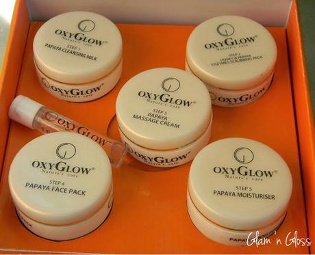 OxyGlow Papaya Facial Kit - Reduce Hyperpigmentation 