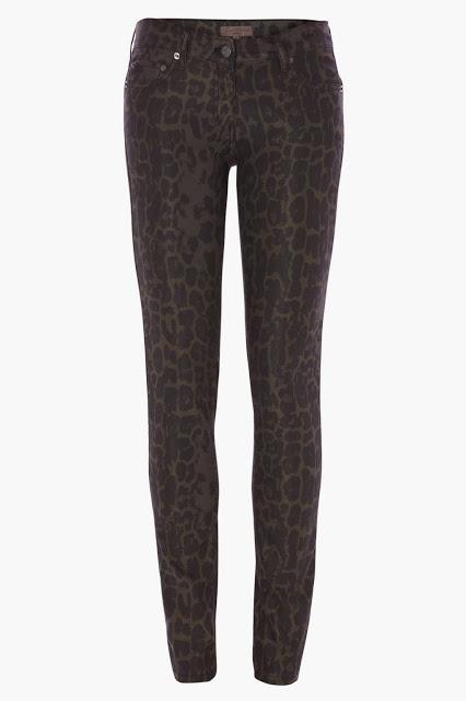 Pick Of The Day: Leopard Denim Slim Leg Jeans
