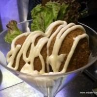 Cream Cheese Wasabi Filled Mushrooms