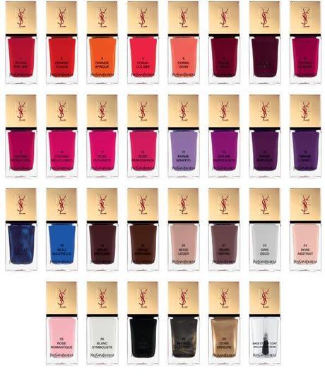 YSL La Laque Couture Colour Collection a perfect gift for Christmas YSL La Laque Couture Colour Collection