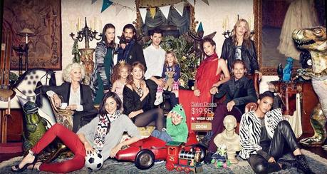 Christy Turlington for H&M Christmas 2013