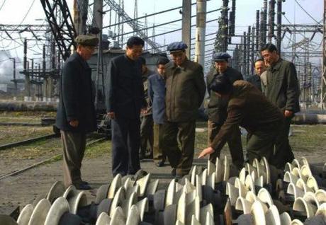 DPRK Premier Pak Pong Ju tours Pukch'ang Thermal Power Complex (Photo: Rodong Sinmun).