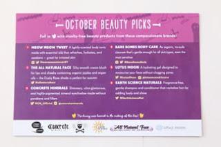 October Vegan Cuts Beauty Box - Unwrapped