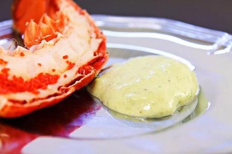 Lobster tail with caper aioli #131