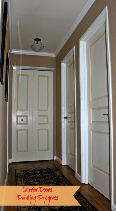 Simone Design Blog||Painting Interior Doors in Two Colors: See How We Did It!