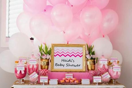 Ombre Pink Baby Shower by Perfectly Sweet