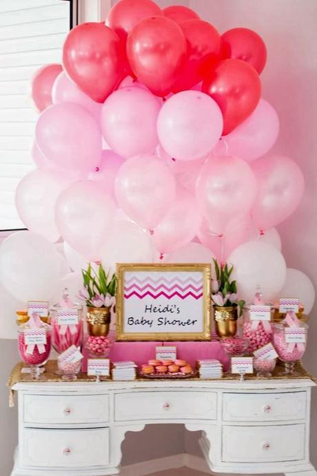 Ombre Pink Baby Shower by Perfectly Sweet
