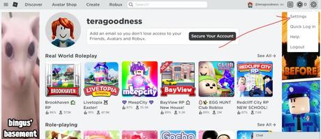 How to Change Roblox Theme choose Settings
