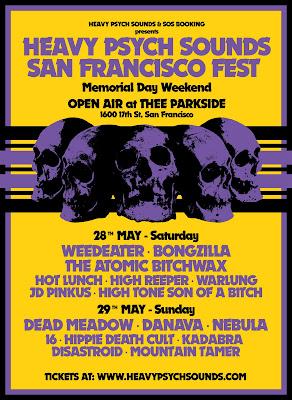 Day splits announced for Heavy Psych Sounds Fest California this May 28-29th in Los Angeles and San Francisco