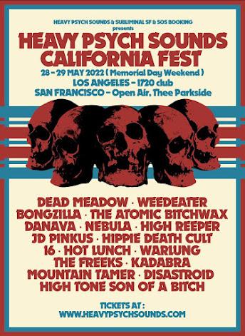 Day splits announced for Heavy Psych Sounds Fest California this May 28-29th in Los Angeles and San Francisco