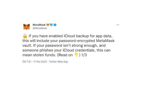 MetaMask alerts Apple users about iCloud phishing attacks