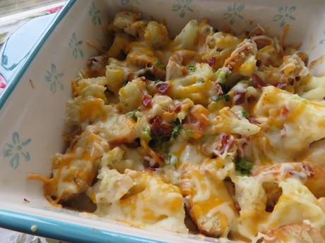 Loaded Cauliflower & Chicken Casserole