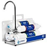 Express Water – Countertop Reverse Osmosis Water Filtration System – 4 Stage RO Water Filter with Faucet – Simple Set Up Faucet Filter