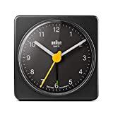 Braun BNC002BKBK Classic Analog Quartz Alarm Clock