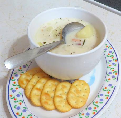 Slow Cooker Ham & Potato Chowder