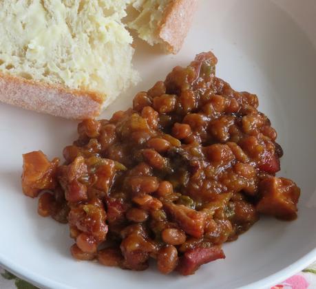 Hawaiian Ham & Beans