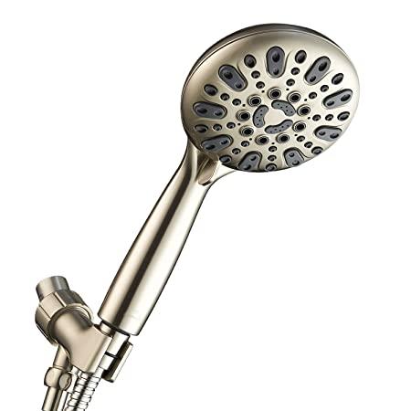 Couradric-Handheld-Shower-Head-6-Spray-Setting-High-Pressure-Shower-Head-with-Brass-Swivel-Ball-Bracket-and-Extra-Long-Stainless-Steel-Hose