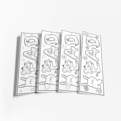 animal printable bookmarks