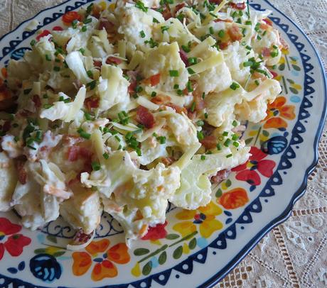 Creamy Loaded Fauxtato Salad Creamy Loaded Fauxtato Salad
