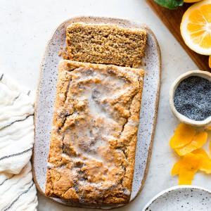 Gluten-Free Lemon Poppyseed Loaf Cake