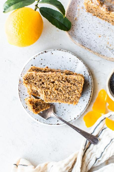 Gluten-Free Lemon Poppyseed Loaf Cake