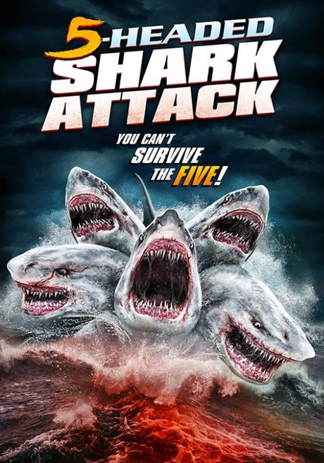 ABC Film Challenge – Action – # – 5-Headed Shark Attack (2017) Movie Review