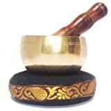 Tibetan Singing Bowl Set with Bonus Meditation Music and Ebook 2.5' by Resonance Imports