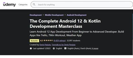 Top 3+ Best Android App Development Courses 2022: Which Is The Best App Development Course?