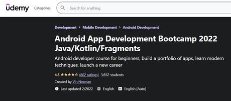 Top 3+ Best Android App Development Courses 2022: Which Is The Best App Development Course?