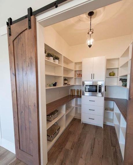 Simple Sliding Pantry Door