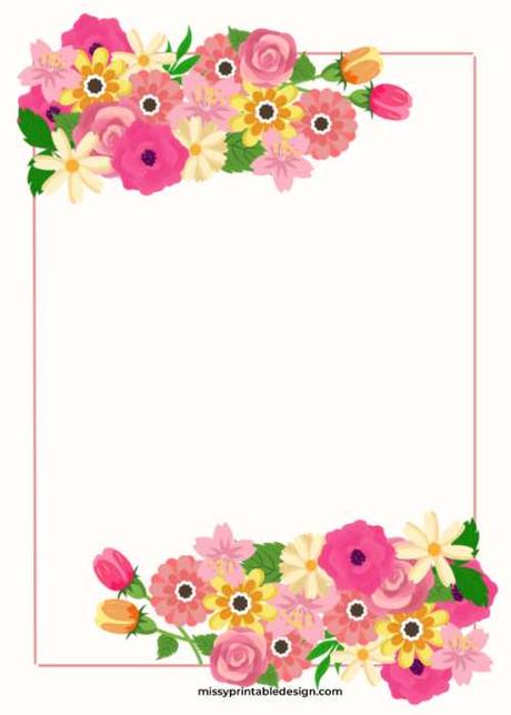 Flower Invitation Template