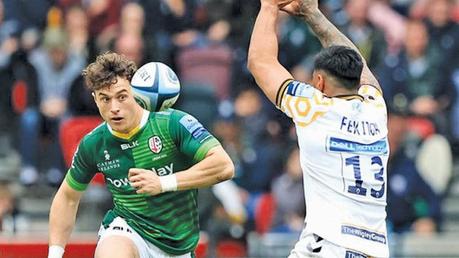 London Irish replacement Henry Arundell scored after a spectacular kick and chase