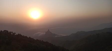 A Sunrise at Master Mountain in the Nilagiris