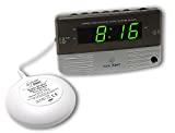 Sonic Alert SB200SS Alarm Clock, Battery Backup | Wake with a Shake, Multicolored