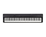 Casio Privia PX-160BK 88-Key Full Size Digital Piano with Power Supply, Black