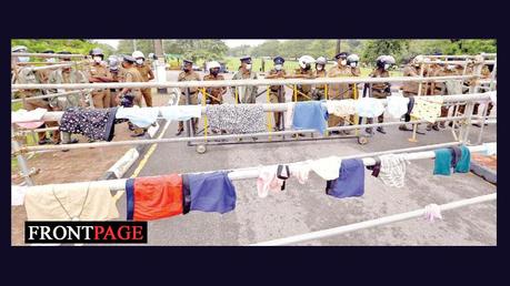 Underwear and lingerie protest…