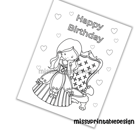 Free Happy Birthday Coloring Pages