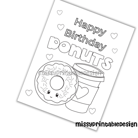 Free Happy Birthday Coloring Pages