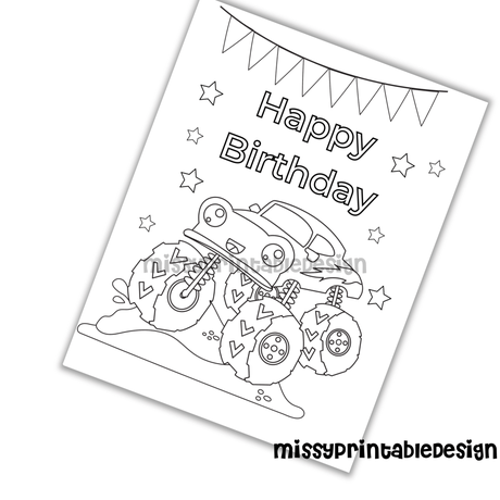 Free Happy Birthday Coloring Pages