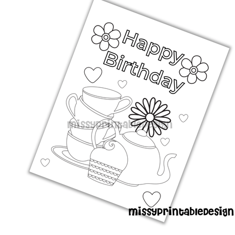 Free Happy Birthday Coloring Pages